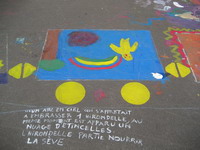 Graffiti - Coloriage à Gare de Lyon